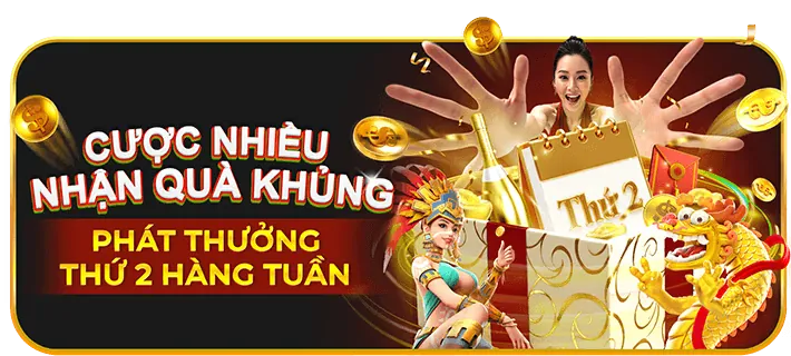Hoàn trả tiền cược hàng tuần tại okking win